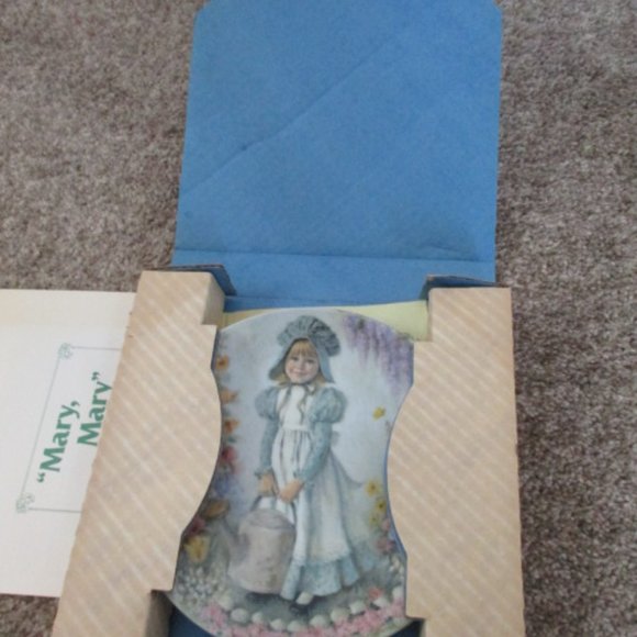 Mary Mary Mother Goose 1979 Reco Collectible Plate J. McClelland w/Box Certifica - Picture 2 of 5